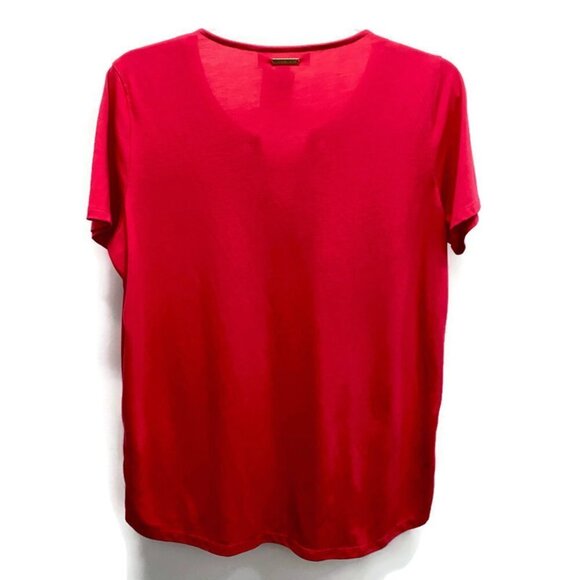 Michael Kors Dark Pink w/Gold T-Shirt - Picture 2 of 2
